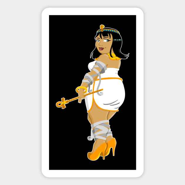 Cleopatra Mummy Magnet by scoffin